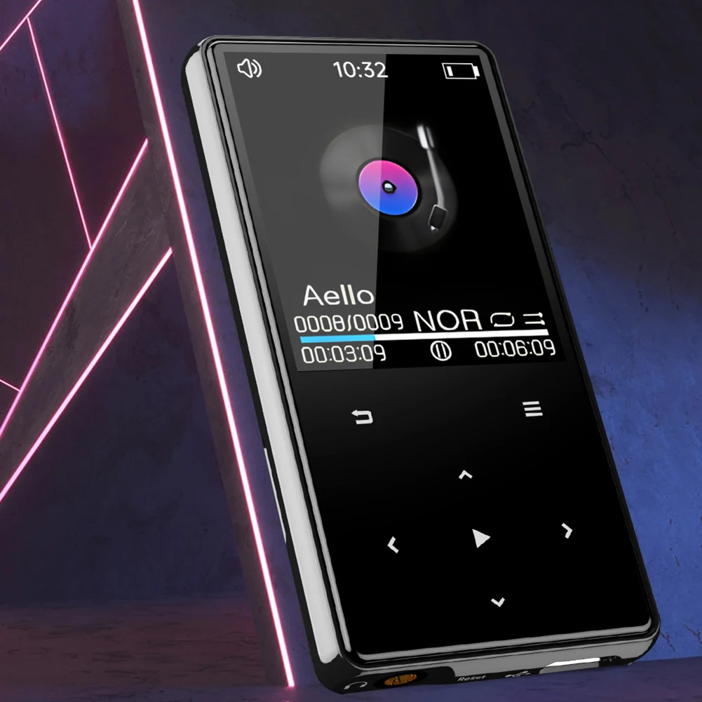 MP3-плеер Bluetooth-совместимый музыкальный стереоплеер 5.0 FM-радио, 8 ...