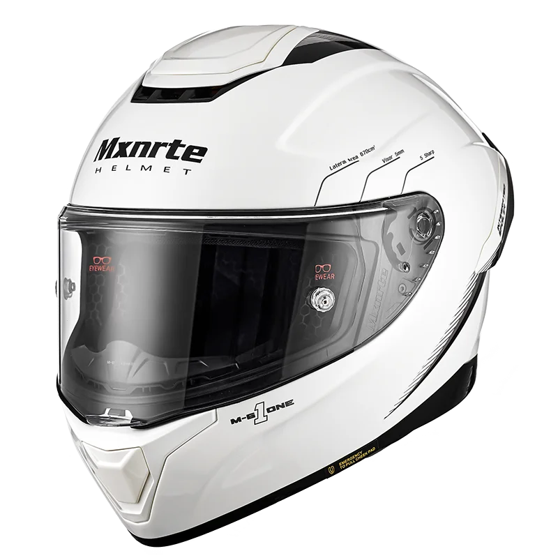 Оригинальный белый шлем Mxnrte Atomic для мужчин и женщин гоночный мотоциклетный яркий