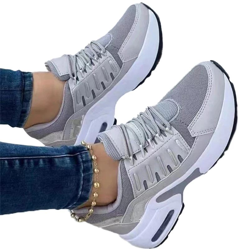 

DAFENP Running Shoes Women Breathable Casual Shoes Outdoor Light Weight Sports Shoes Casual Walking Platform Ladies Sneakers