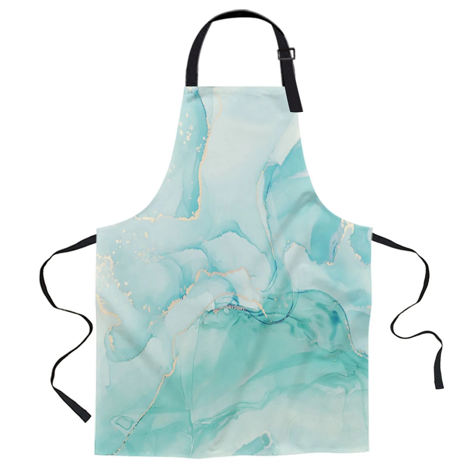 

Мраморный градиентный однотонный аквафартук для выпечки из Пномпеня, Кухонный Фартук для женщин и мужчин, аксессуары для домашнего пригото...