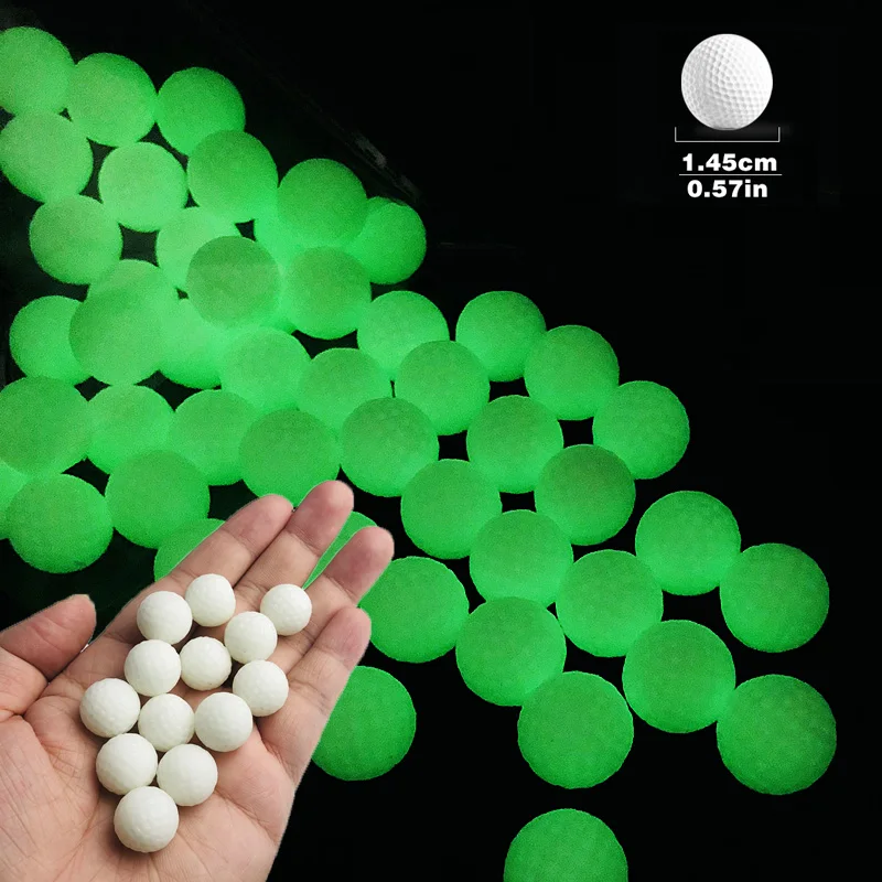

Glow In The Dark 1.45 Ammo Foam PU Balls for Toy Gun Refill Bag of Luminous Bullets Compatible with Nerf Hyper Guns Bullets