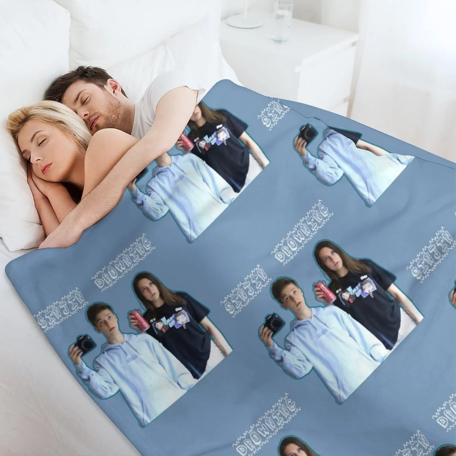 Sinjin Drowning Фланелевое одеяло