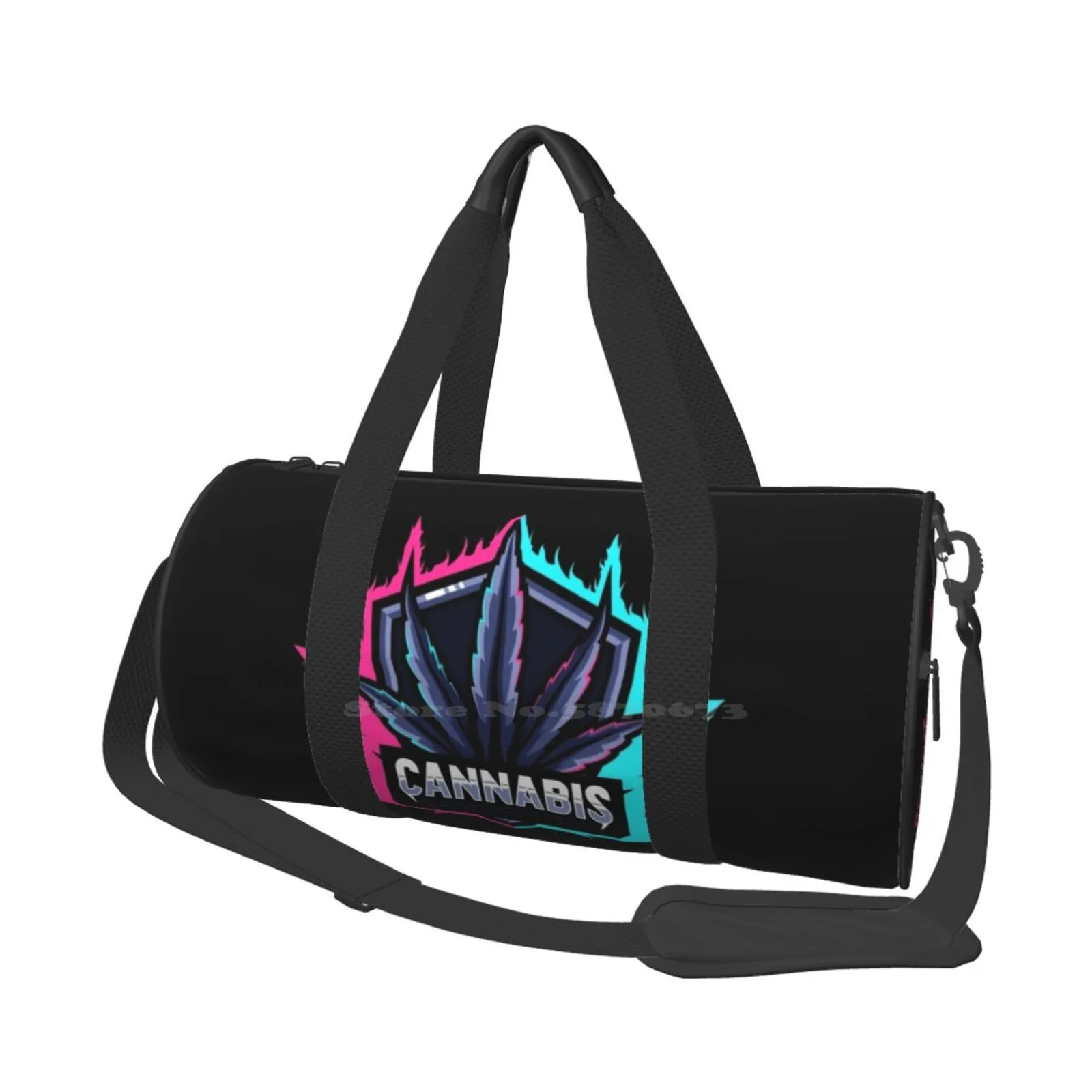 

Logo Large-Capacity Shoulder Bag For Shopping Storage Outdoor Marihuana Ganja Weed Hemp Pot Pothead Kush Skunk Medicinal