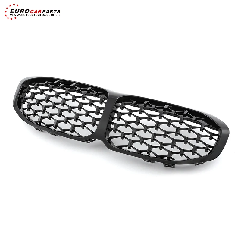 

Grills Glossy Black and Silver Style Front bumper Grille Automobile Car Part Fit for 1 Series F4 2019 year- Starry Sky MP Style