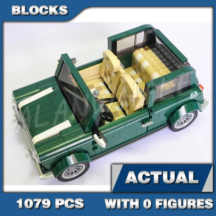 

1079pcs 10568 Mobile Expert Cooper Car 3D Model Building Blocks Toys Bricks Set Compatible with