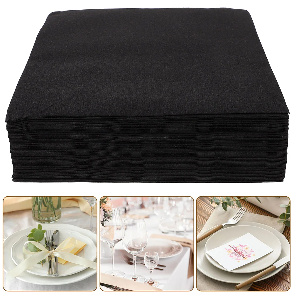 

100 Pcs Household Banquet Wedding Table Decoration Paper Decorative Holiday Napkins