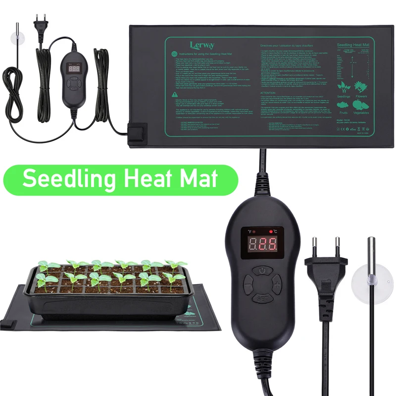 Seedling Heating Mat 51x25cm Waterproof Plant Seed Warm Germination Propagation Clone Starter Pad 220V Garden Supplies