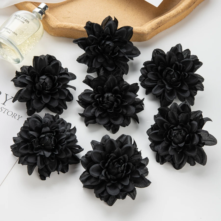 

Искусственные цветы, 10 шт., искусственные цветы для рукоделия, подарок, альбом для скрапбукинга, свадебный фестиваль, Декор для дома и улицы, сада, Рождественский венок