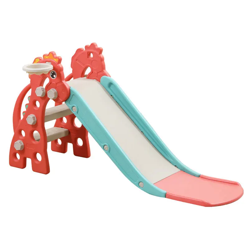

New Upgrade Safe Protection Baby Slide Indoor Home Kindergarten With Basketball Hoop Baby Playground Kids Sports Game Toys Gifts