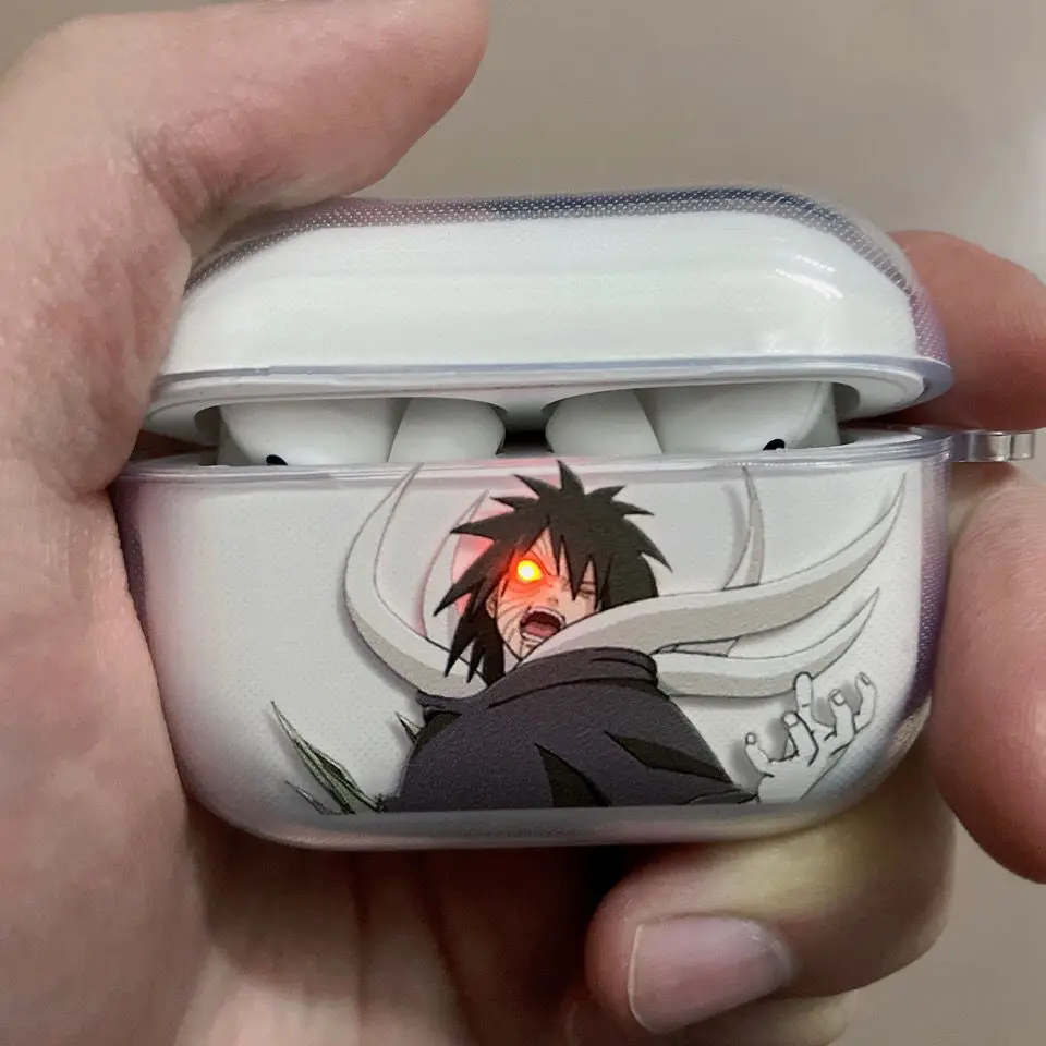 

Naruto Uchiha Obito Anime headphone case for AirPod 1/2 AirPods pro 3rd earphone protective case Silicone cover