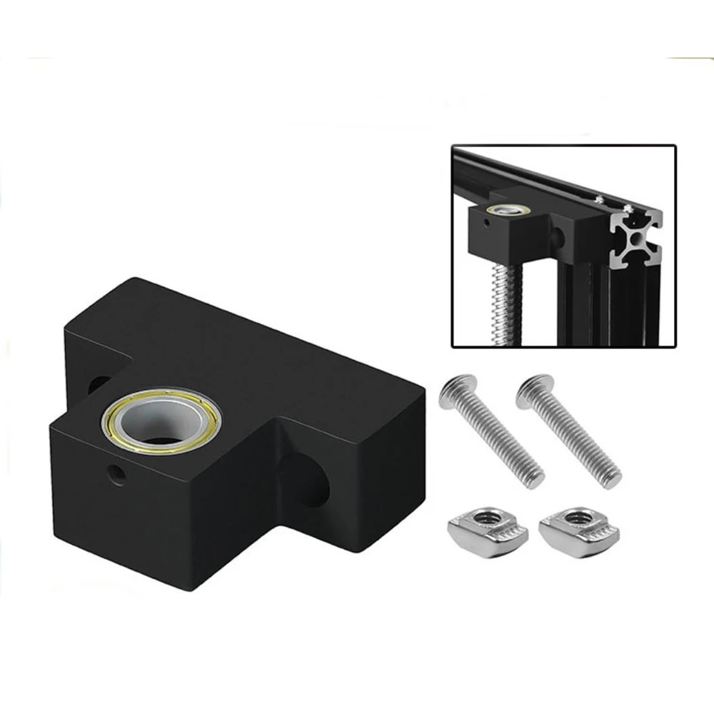 

3D Printer Parts Plastic Aluminum Z-Axis Leadscrew Top Mount For CR-10 ENDER-3 Ender 3 Pro Metal Z-Rod Bearing Holder