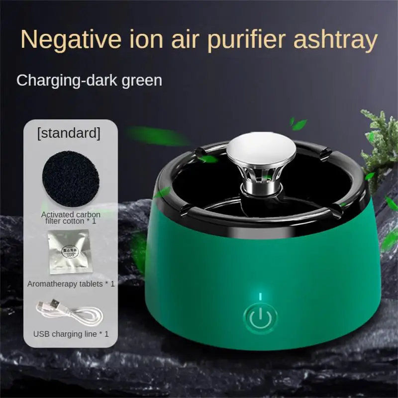 

Умная пепельница, очиститель воздуха, многофункциональная пепельница с фильтром, бытовая портативная пепельница с USB зарядкой для курения, кондиционеры воздуха, приборы