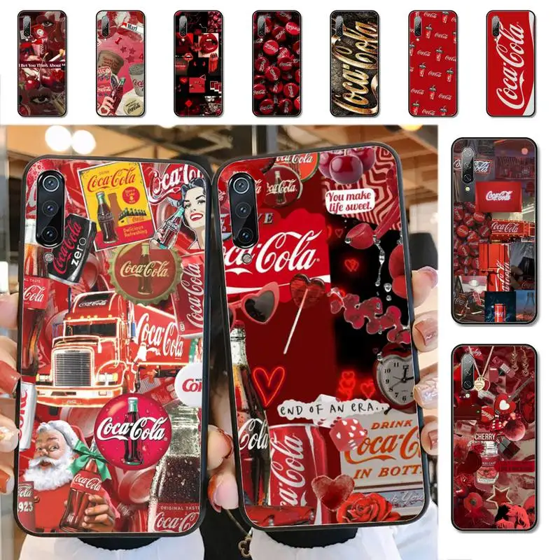 

C-Coca-Fashion Cola Phone Case for Xiaomi mi 8 9 10 lite pro 9SE 5 6 X max 2 3 mix2s F1
