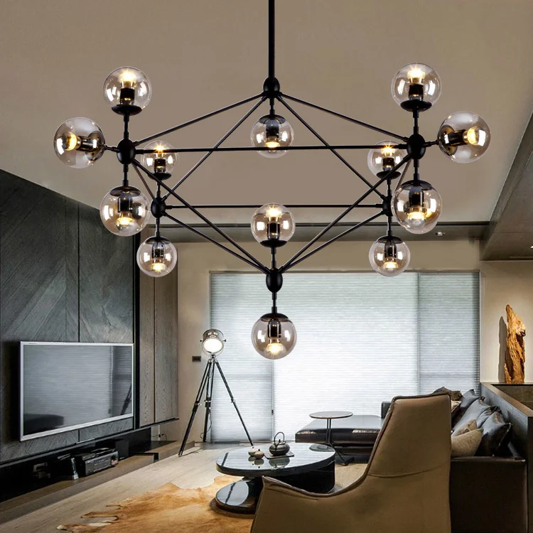 

modern led glass ball light ceiling chandeliers ceiling deco maison christmas decorations for home chandeliers ceiling