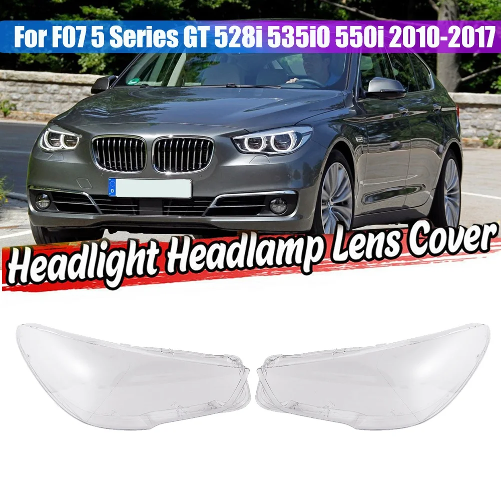 

Для BMW F07 5 Series 528 535 550 GT 2010-2017 Автомобильная фара крышка объектива лампа затеняющая линза головка фотооболочка Левая крышка