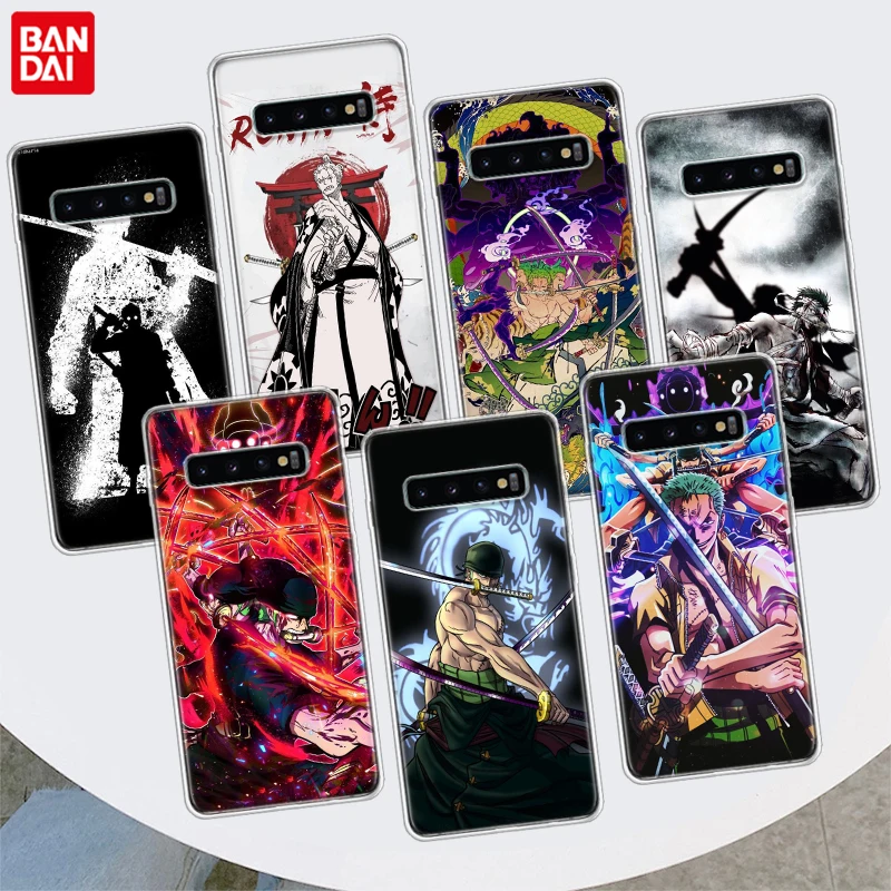 

Anime One Piece Roronoa Zoro Phone Case For Samsung Galaxy S10 Plus S20 FE S21 S22 Ultra S10E S9 S8 + S7 Edge J4 Housing Shell