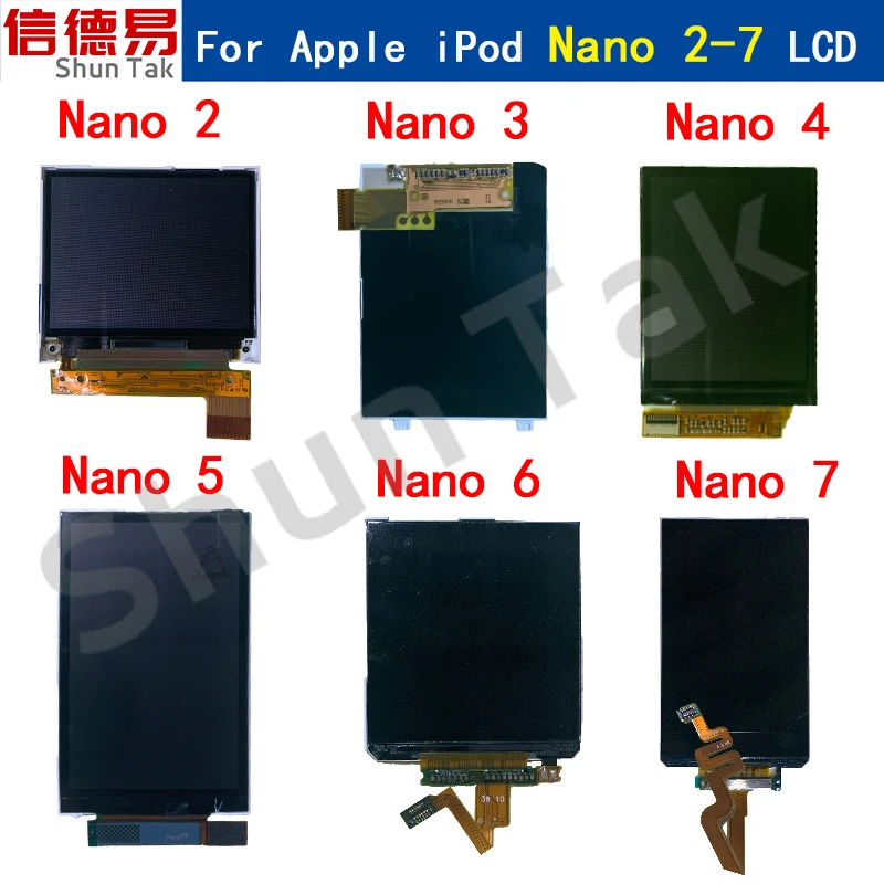 Запасные части xindyi для IPod Nano 2 3 4 5 6 7 Аксессуары поколения дисплеев ремонт (не