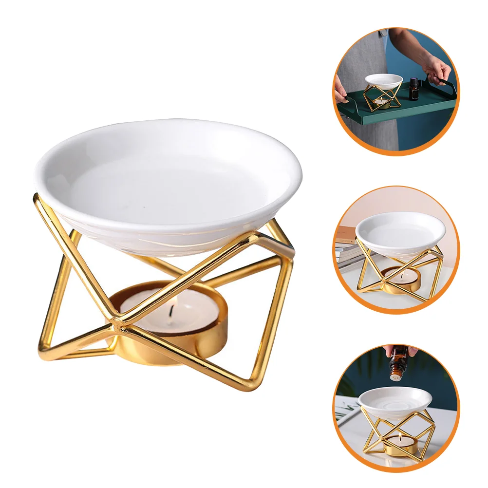 

Burner Warmer Oilwax Ceramic Melt Diffuser Holder Aromatherapy Tealight Essential Aroma Scented Tea Lightfor Melter Furnace