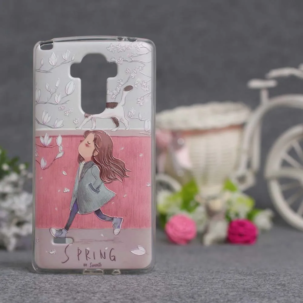 Для LG G4 Note H630 H635 силиконовый чехол ТПУ задняя крышка для Stylus LS770 чехлы телефонов 3D