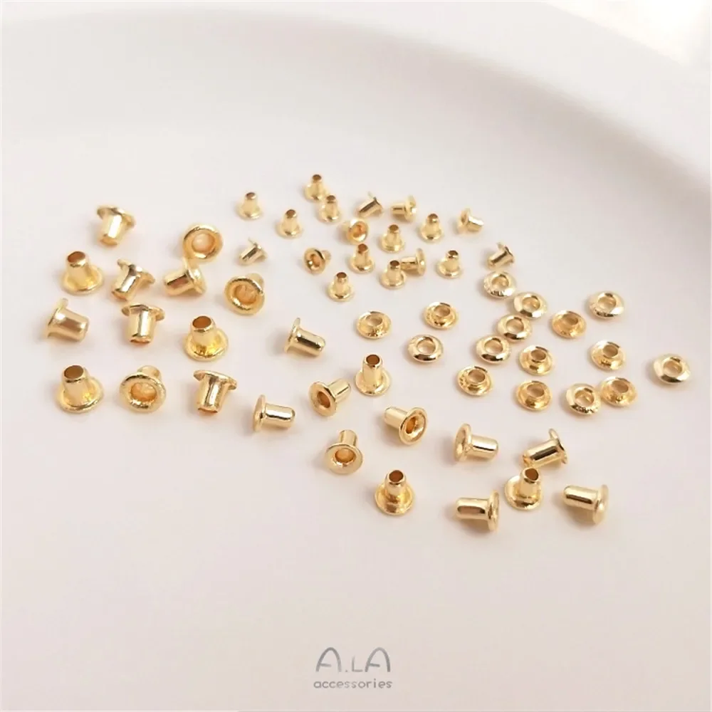 14-каратное позолоченное жемчужное ожерелье с большим отверстием сделай сам