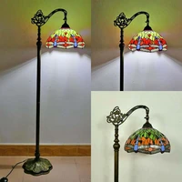 tiffany stained glass floor lamp nordic living room sofa bedroom modern minimalist fishing lamp standing lamps for living room