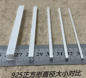 Серебряные детали 925/999 пробы серебряный лист квадратной формы для изготовления