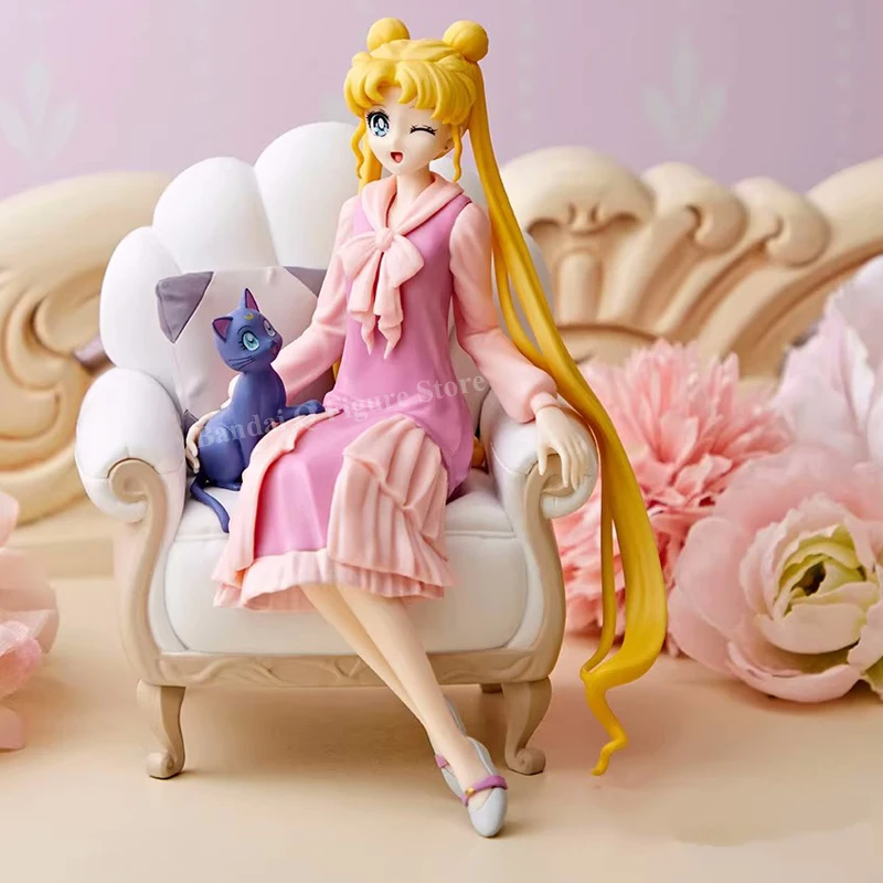 

Фигурка Сейлор Мун Цукино Усаги, оригинальная экшн-фигурка космоса в античном стиле, аниме Коллекционная ПВХ Модель, статуэтка, кукла, подарок