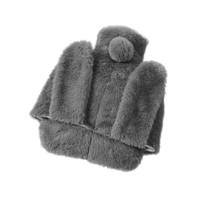 

Foot Warmer Hot Water Bottle For Feet With Soft Plush Cover, Foot Warmer Hand Warmer For Men And Women Inner Tank 20 X 32Cm