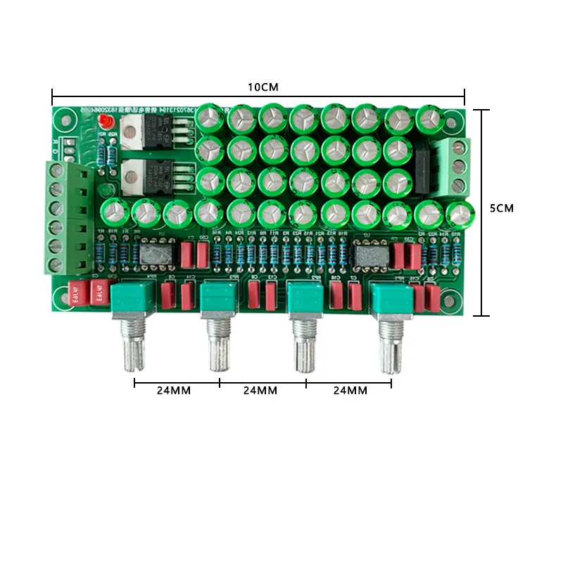 

Authentic OPA2604 2.0 Channel Class A Pre-amplifier Pre-stage tuning tone board Can connect Bluetooth Treble SSubwoofer adjust