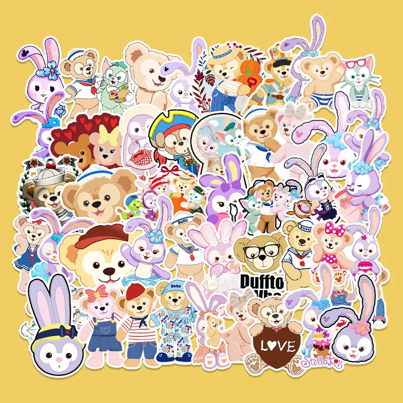 

Kawaii Disney Stickers 10/30/50/100Pcs Waterproof Stickers Luggage Skateboard Motorcycle Guitar Stationery Toys for Children