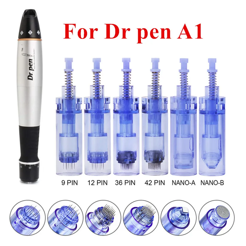 

Одноразовые картриджи 10/50/100 шт., игла, байонет для Ultima Dr pen A1, тату, микроигла, Дерма, ручка, наконечник, питательный вход для MESO