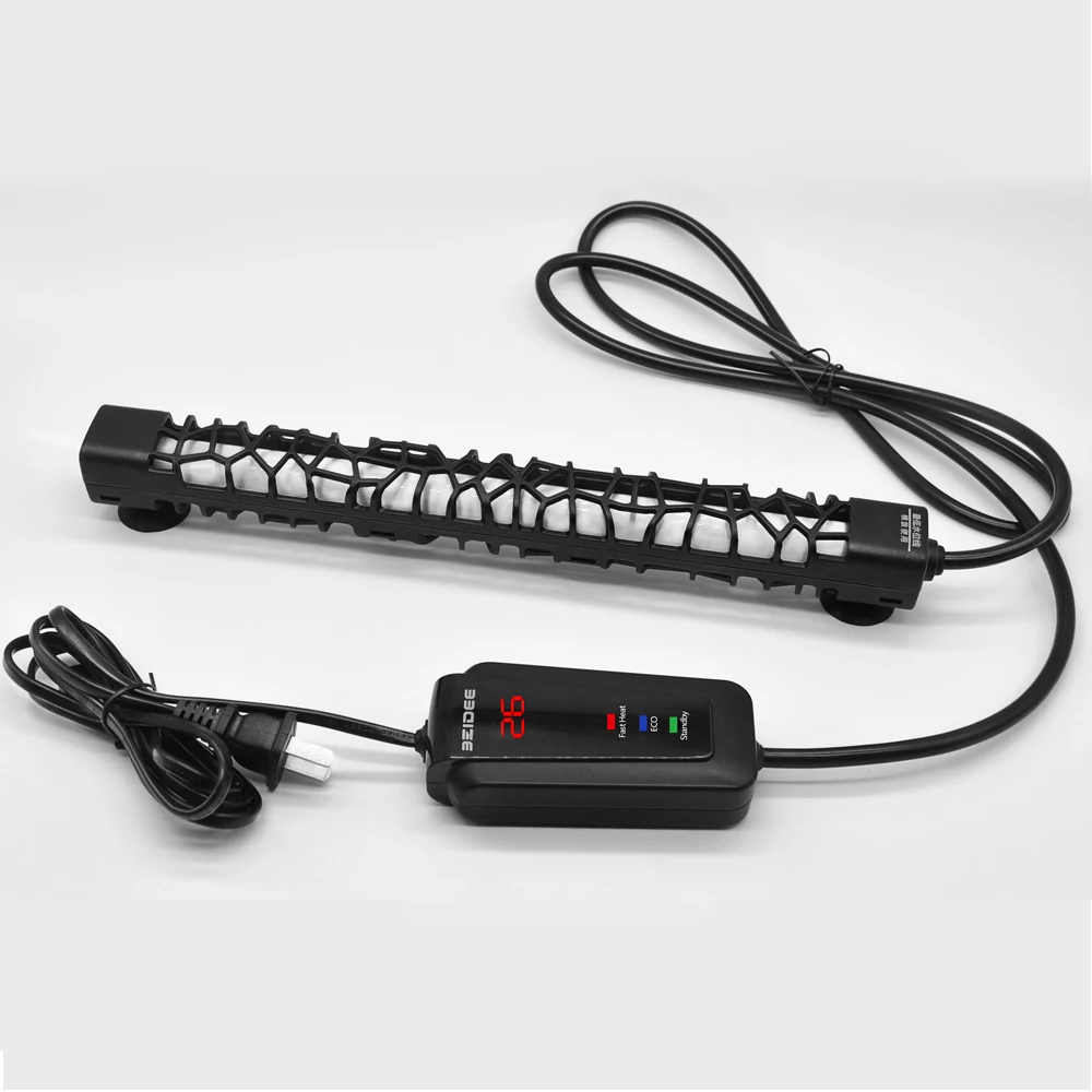 

300W digital submersible thermostat water fish tank heating rod silica glass aquarium heater