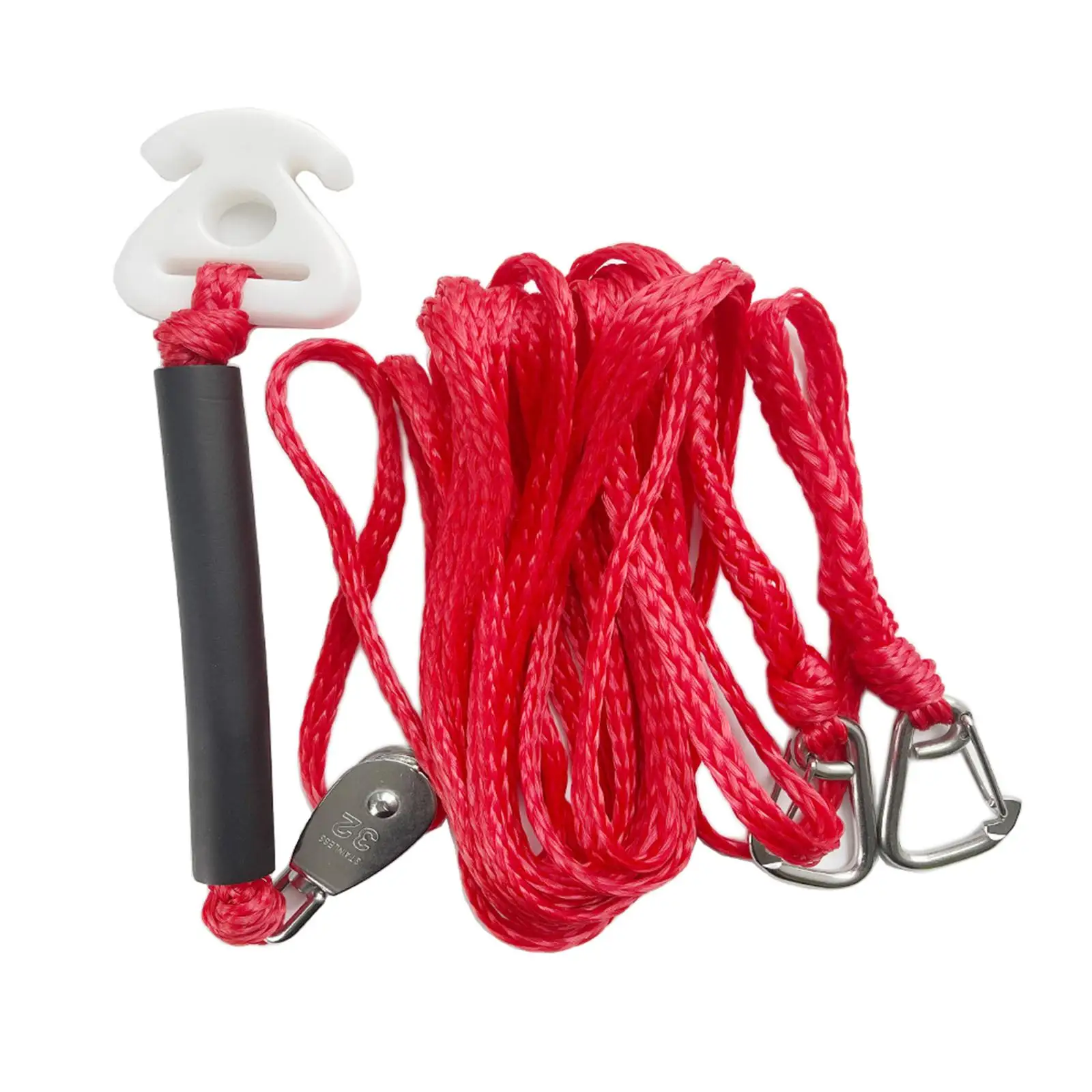

Boat Tow Harness Watersports Rope Quick Connector Pulley for Water Ski Wake Boarding Pulling Rope Water Sport Lines Accessories
