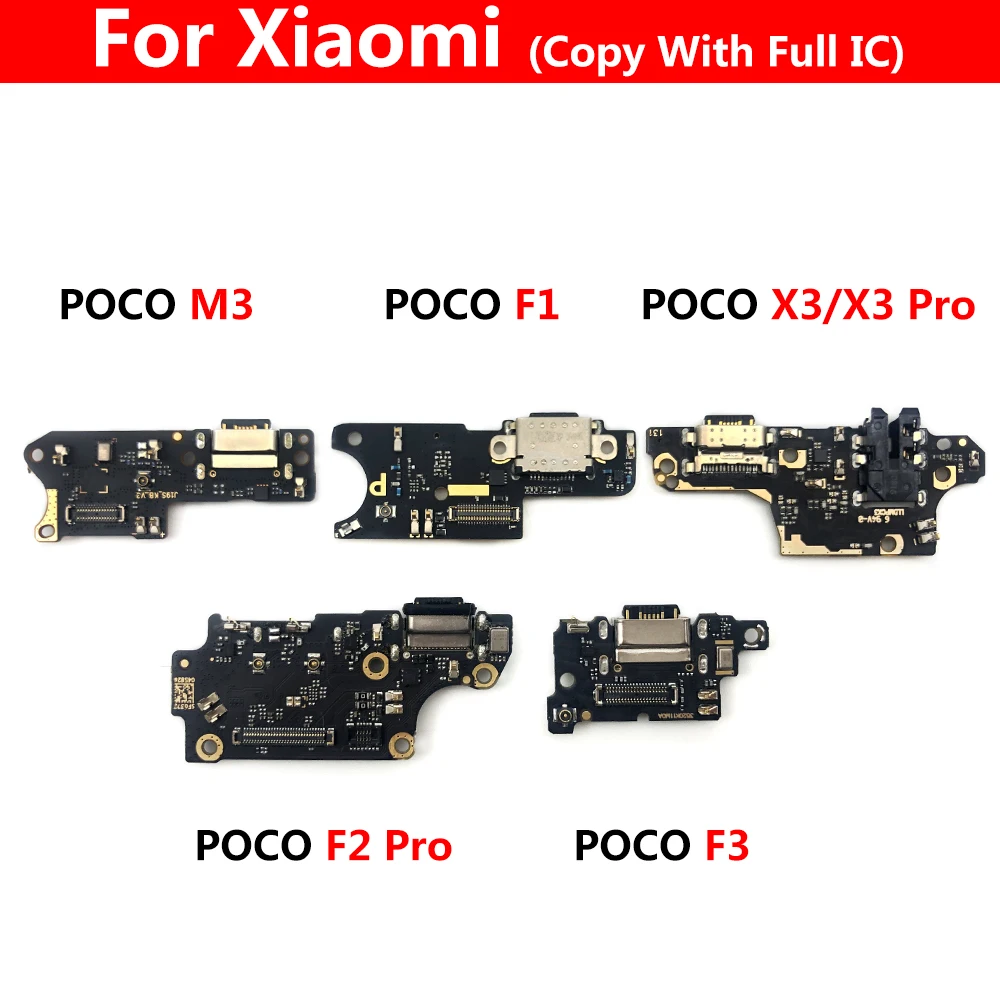 

Новый микро-USB разъем зарядный порт штекер гибкий кабель с IC для Xiaomi POCO F3 F1 X3 F2 Pro запасные части