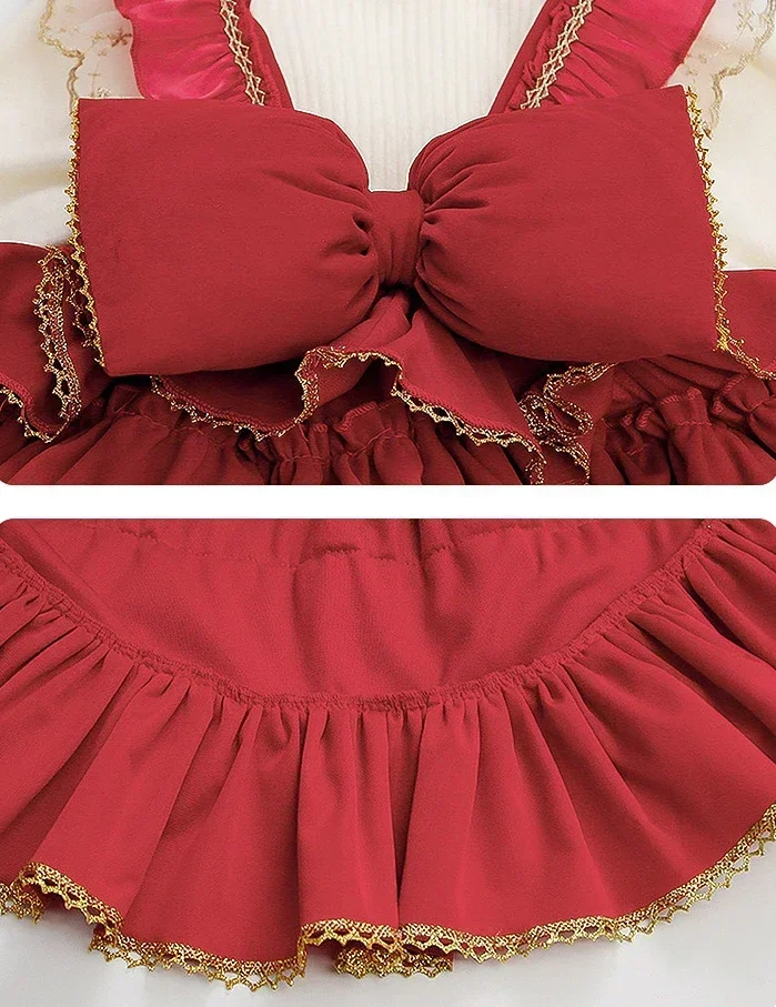 Miniso рождественская детская одежда костюм зеленого эльфа Санта-Клауса для