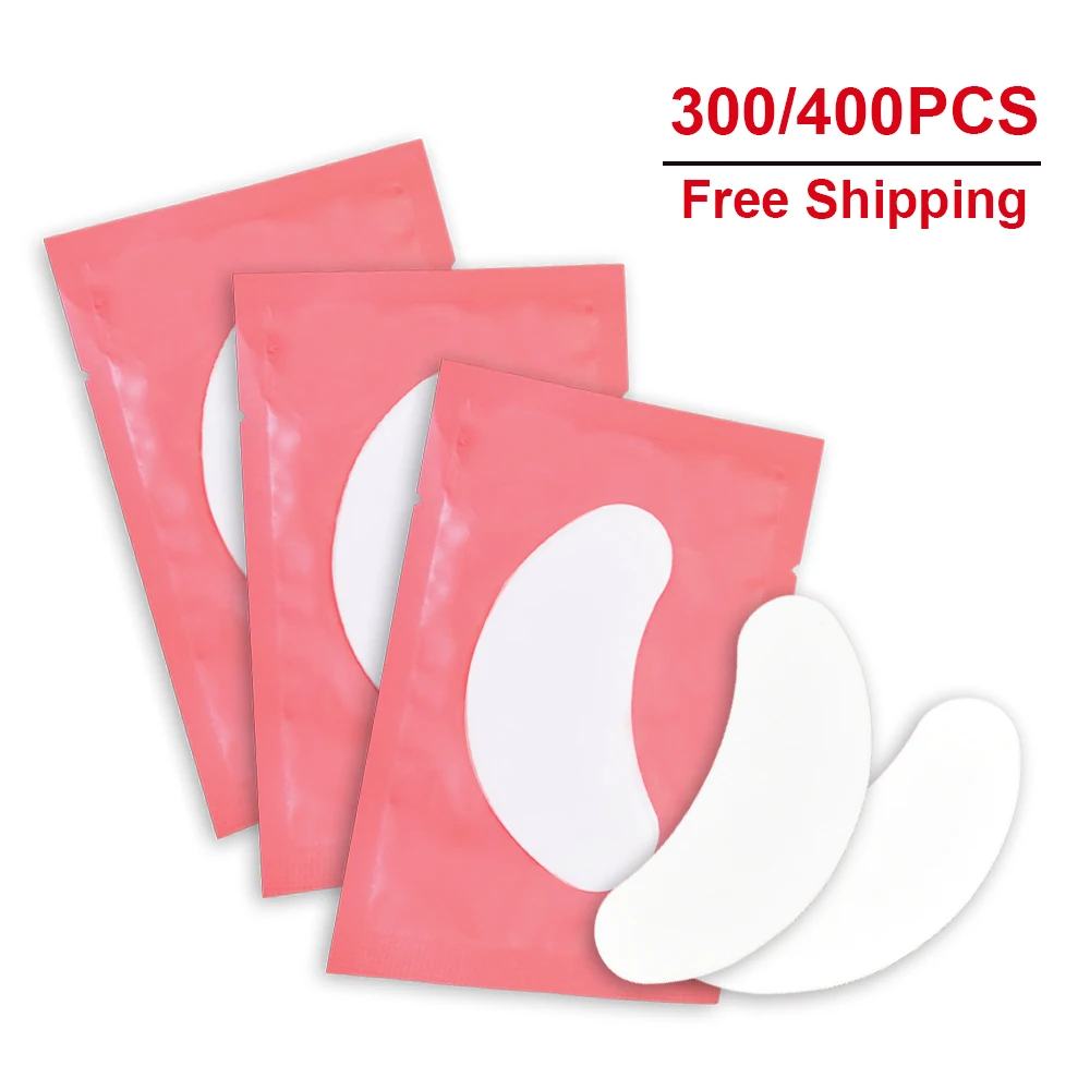 300/400pairs Eyelash Extension Patches Hydrogel Gel 7 Color Under Eye Pads Patches Tips Sticker Application Makeup Wholesale