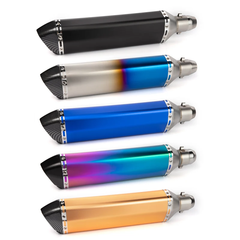 

Motorcycle ATV Exhaust Muffler Pipe 470mm Long Type For DB Killer Slip on Universal TMAX530 500 CB400 CF400