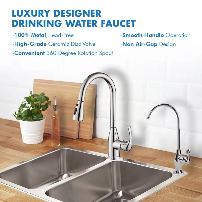 

APEC FAUCET-CD-COKE Ceramic Disc Chrome Coke Non-Air Faucet