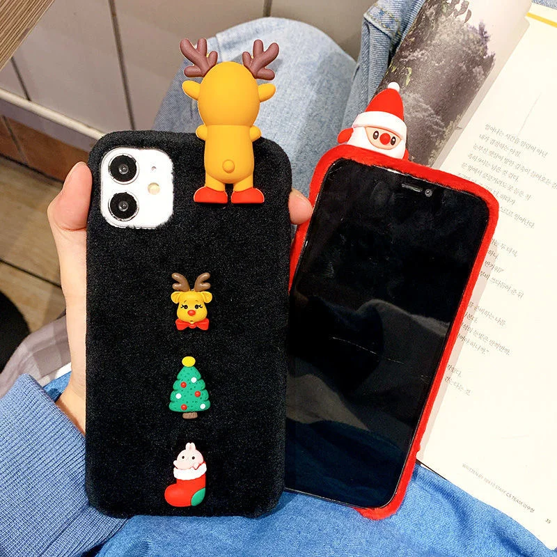 Чехол с 3D дизайном в виде рождественской куклы подходит для Huawei y7a y9s y6s Y9 prime 2019 y6 Y7