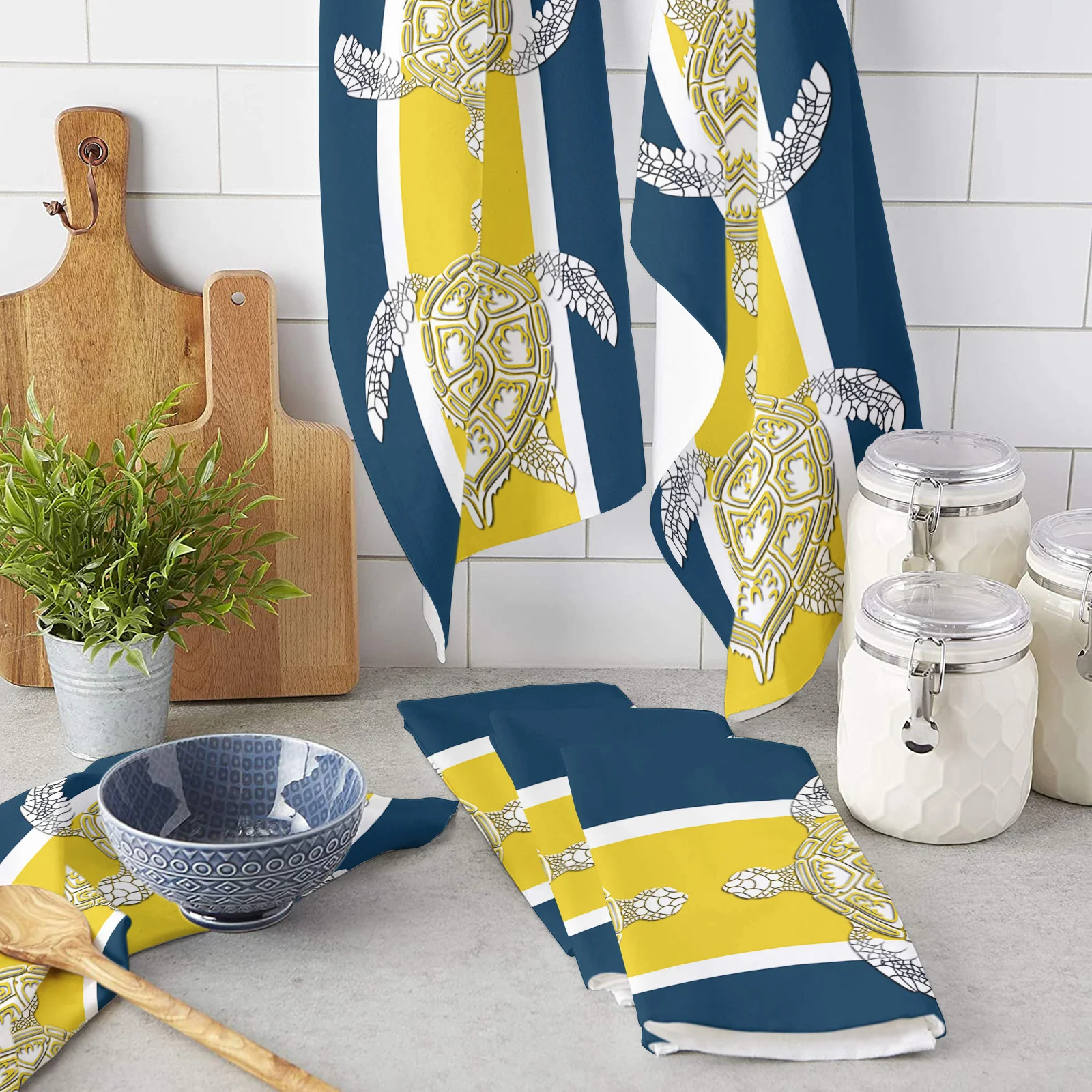 Absorbent Dish Cloth Tableware Towel For Kitchen Household Cleaning Tool