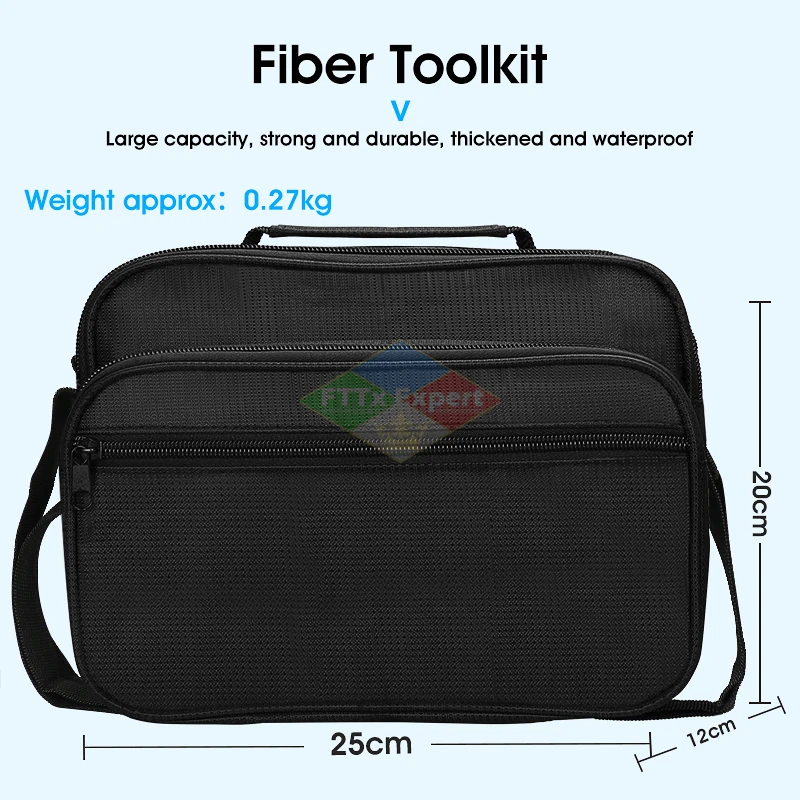 COMPTYCO FTTH Fiber Optic Tool Kit with Fiber Fibra Optica Power Meter and 10mW Visual Fault Locator AUA-X2 Rose gold FTTH tool