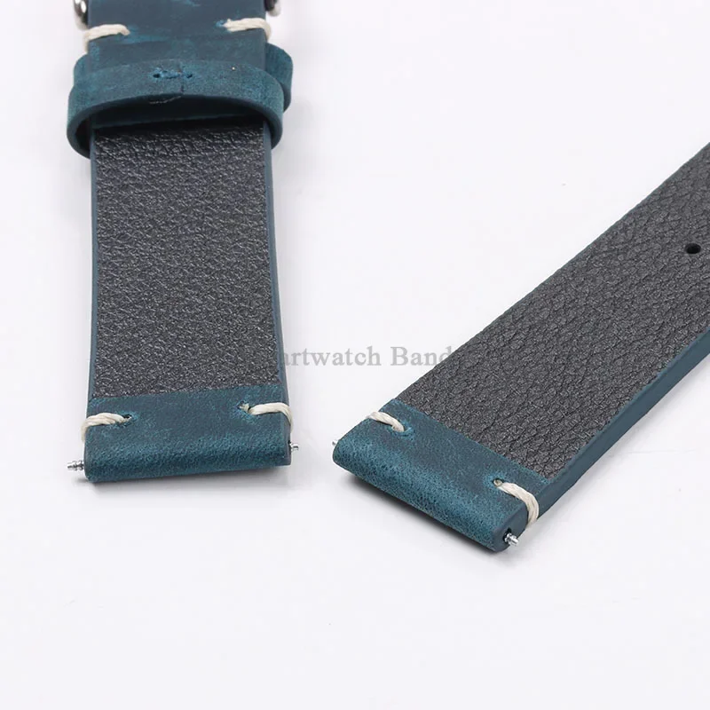 Кожанный ремешок для умных часов ширина 18-24 мм цвет в ассортименте