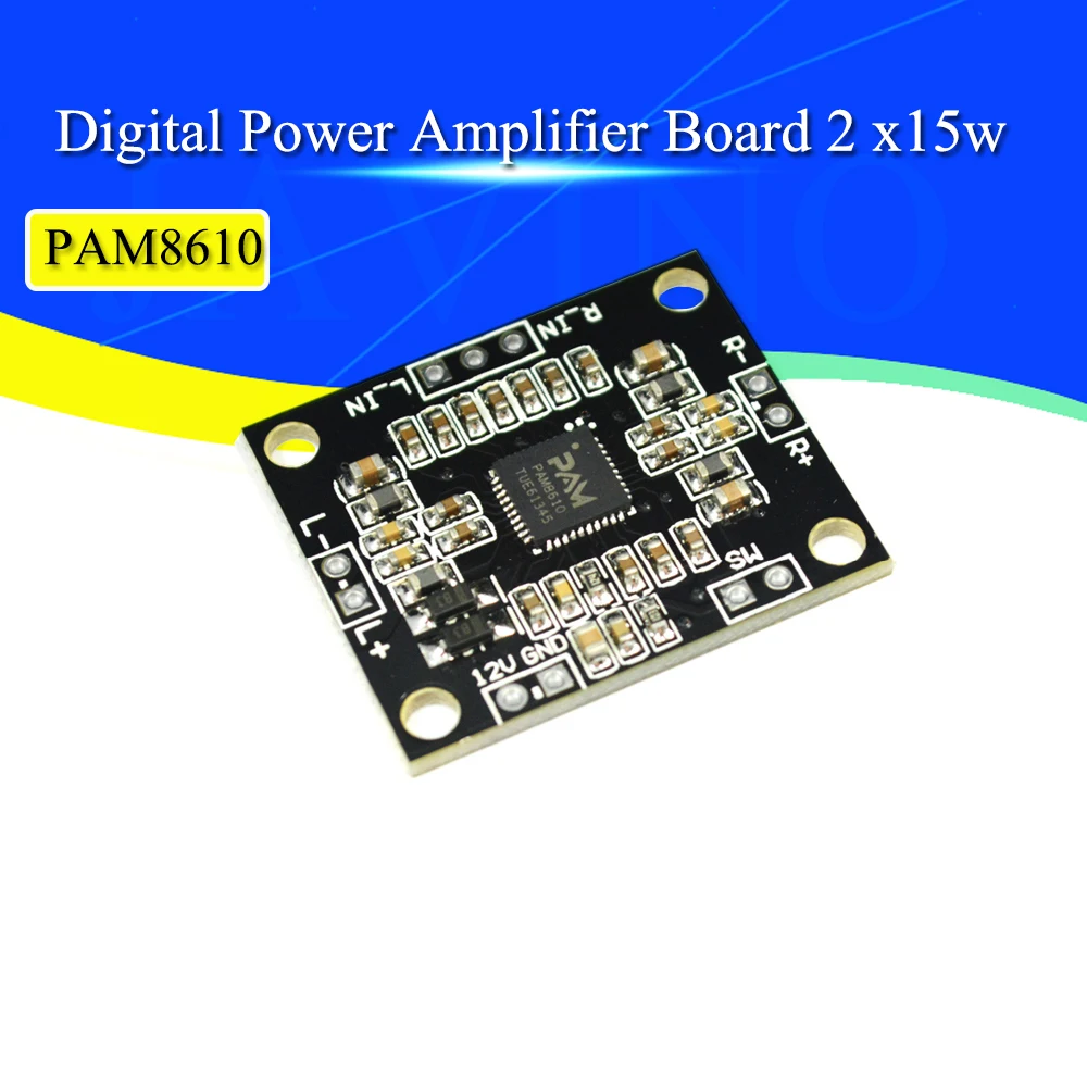 

Stlxy PAM8610 цифровой усилитель мощности 2x15 Вт
