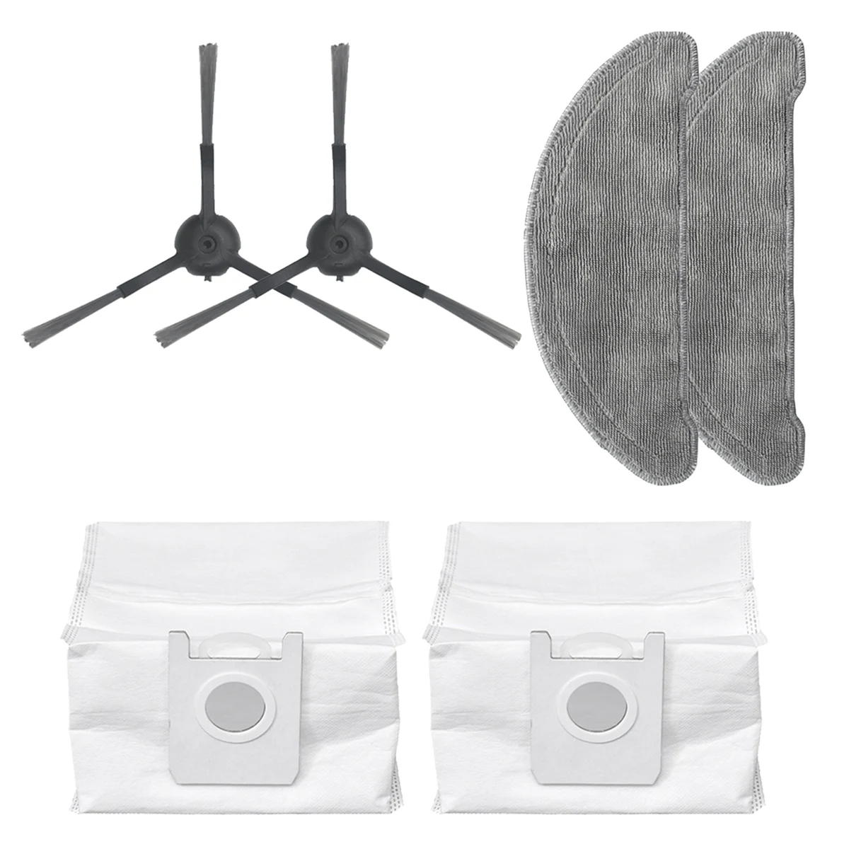 

Dush Bags HEPA Filter Side Brush Replacement Accessories for ROIDMI EVE Plus Vacuum Cleaner Spare Parts