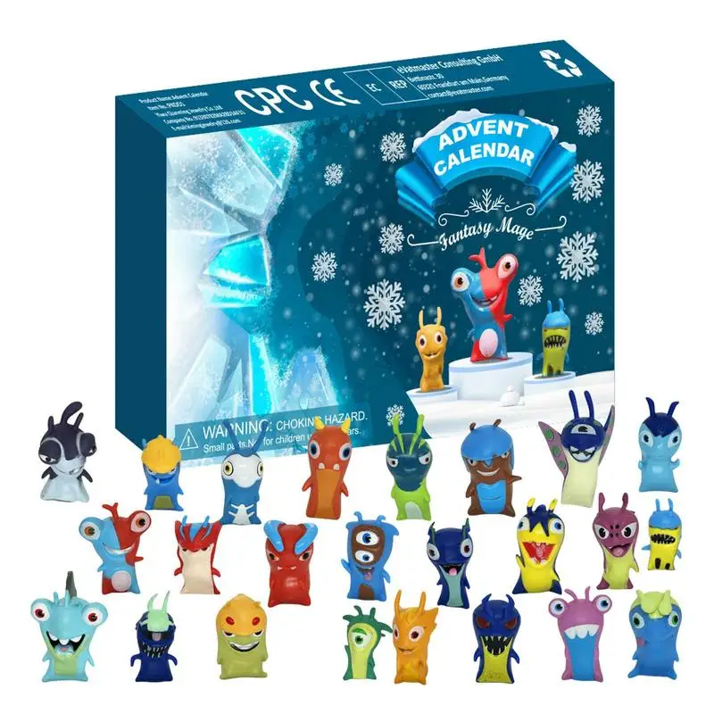 

Pokemonss Christmas Calendar 24 Pcs Pi-kachu Anime Figures Model Toy Action Model With 24 Different Characters Children Toys For
