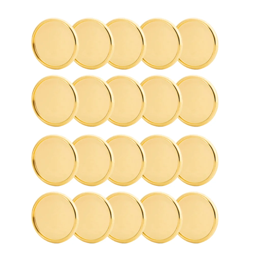 

20 Pcs Mushroom Hole Binder Disbound Expansion Discs Solid Binding Mini Notebookss Metal Abs
