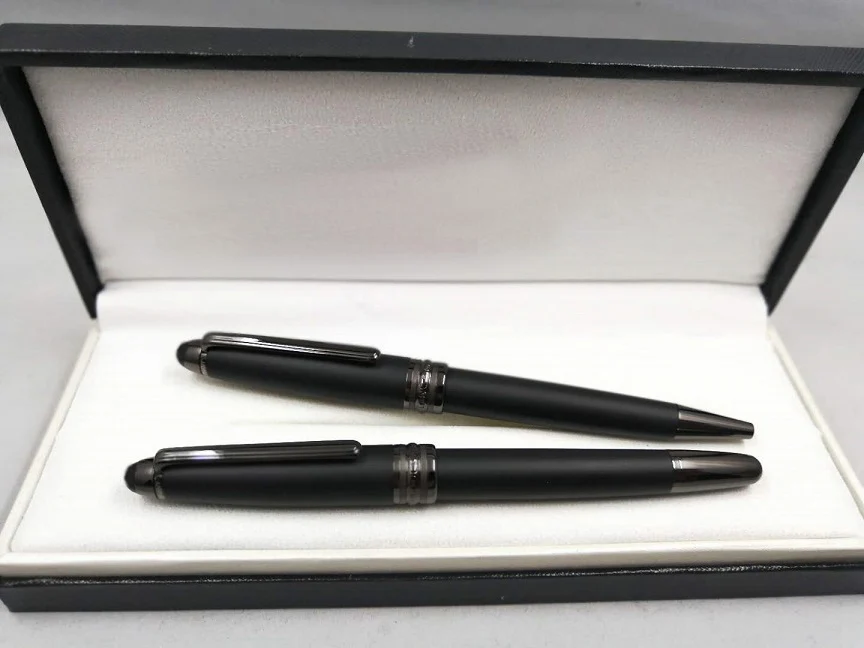 

Wakaka 163 Mb Metal Ultra Black Clip Ballpoint Pen Roller Ball Pen Free shipping