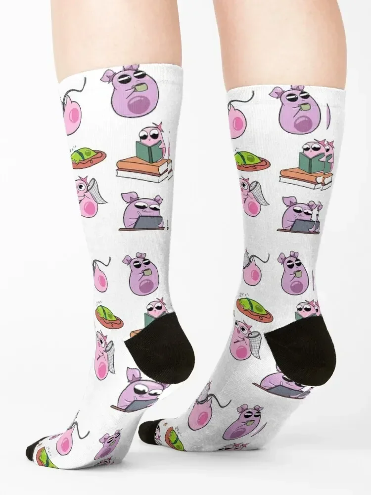 Носки Amoeba Sisters Collage подарочные туфли для гольфа оптовая продажа женские носки