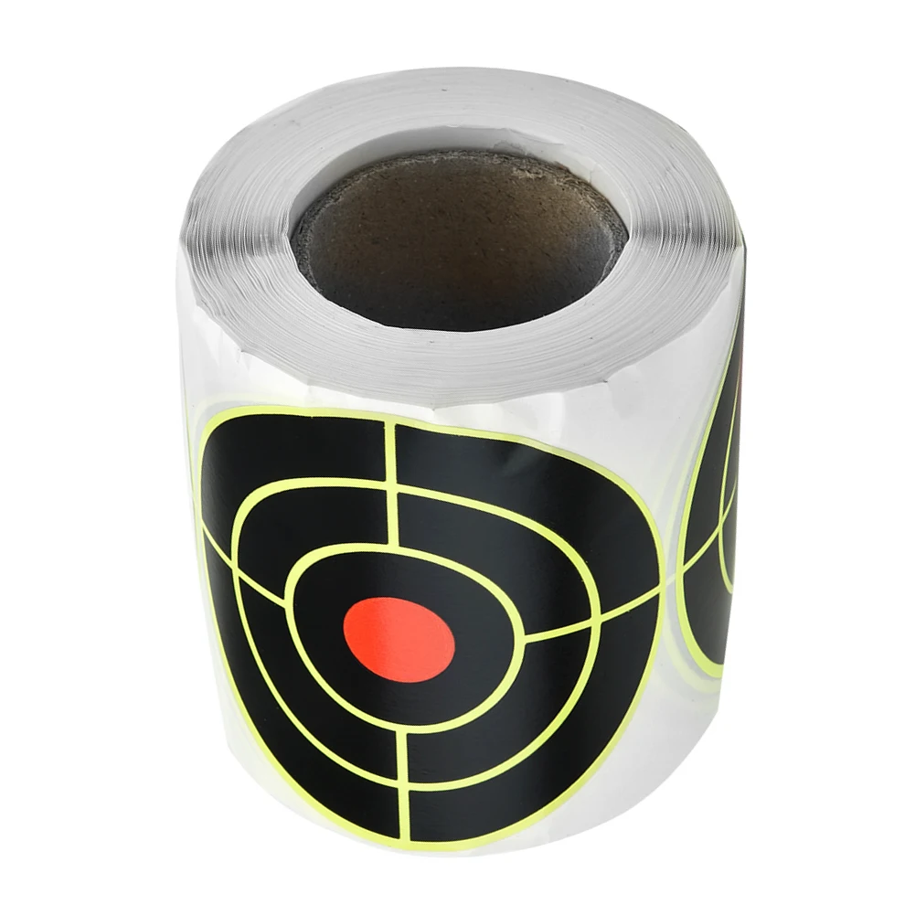 200pcs/Roll Self Adhesive Paper Reactive Splatter Parper Shooting Target Sticker For Shooting Hunting Target Practice Accessorie
