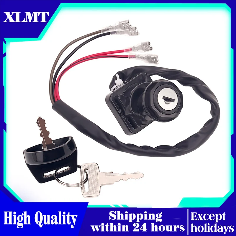 Motorcycle Electric Door Lock Plug Ignition Key Switch for Polaris 400L Magnum 425 Scrambler Sport Sportsman 335 500 SWEDISH 4X4